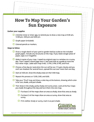 diy sun cacluator checklist on a tablet