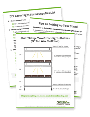 seed starting rack plans